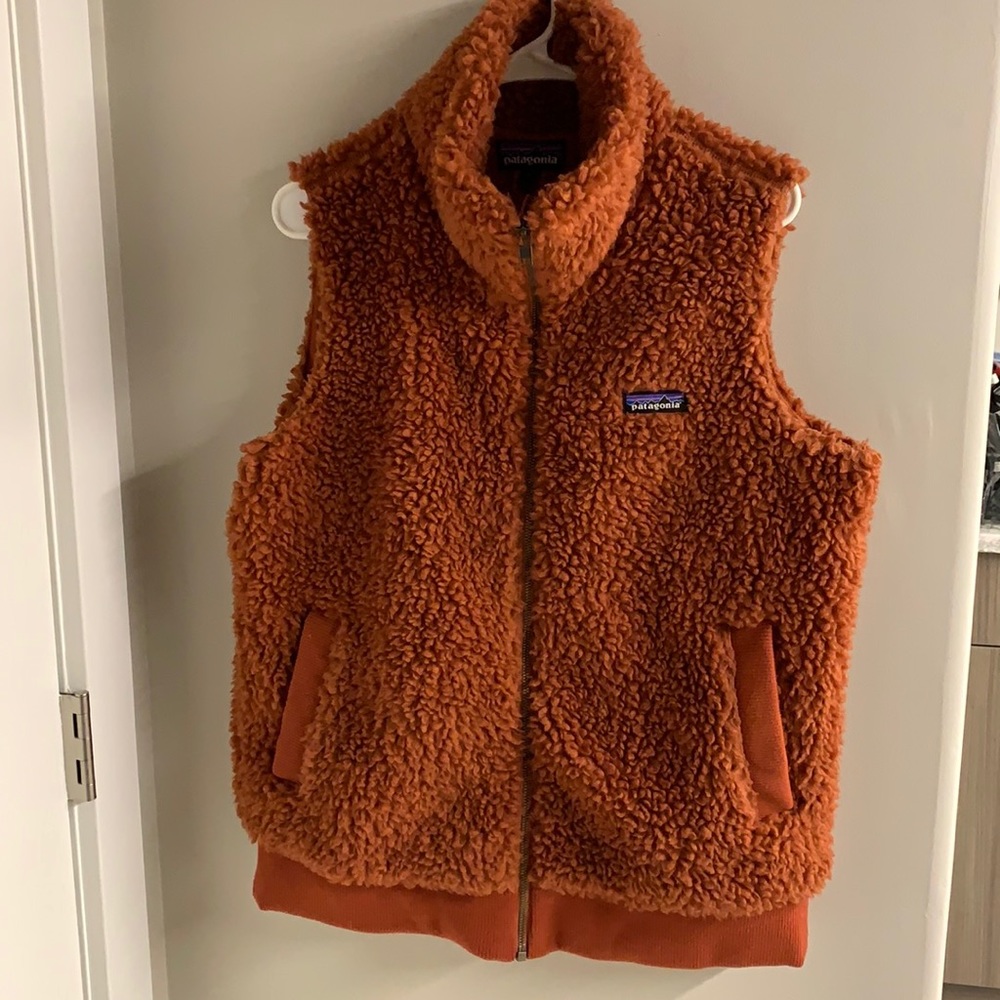 Burnt orange Patagonia vest